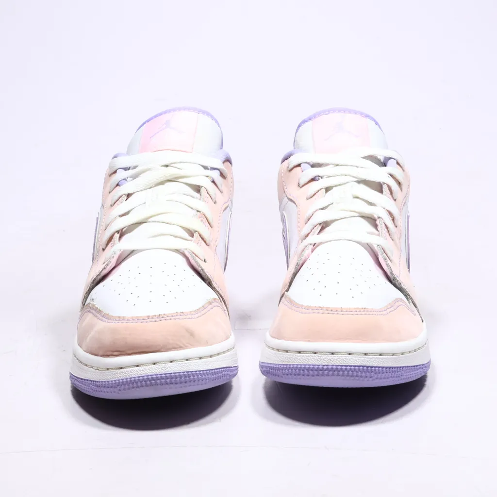 Air Jordan 1 Low Se Low-Top Sneakers Leather White Color For Women