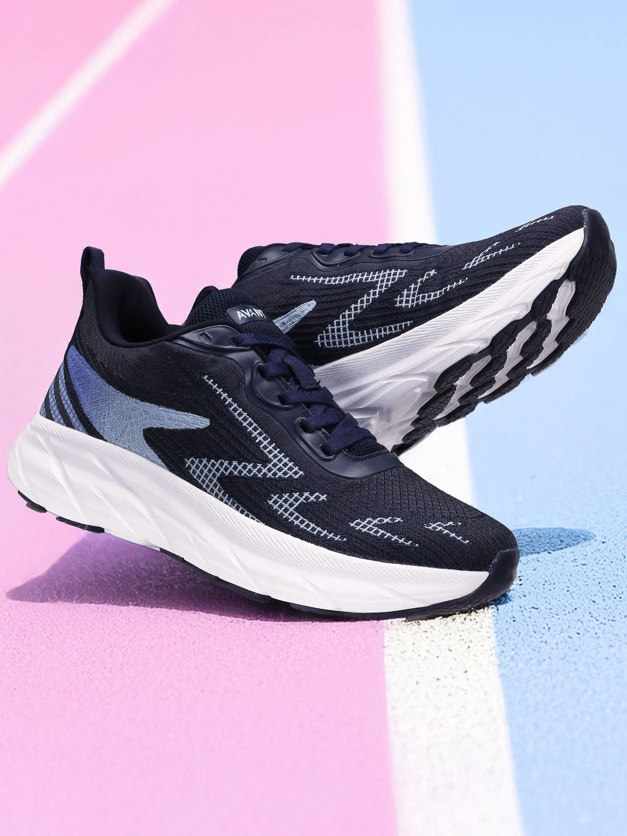 Avant Men's Thrust Running Shoes - Navy Blue