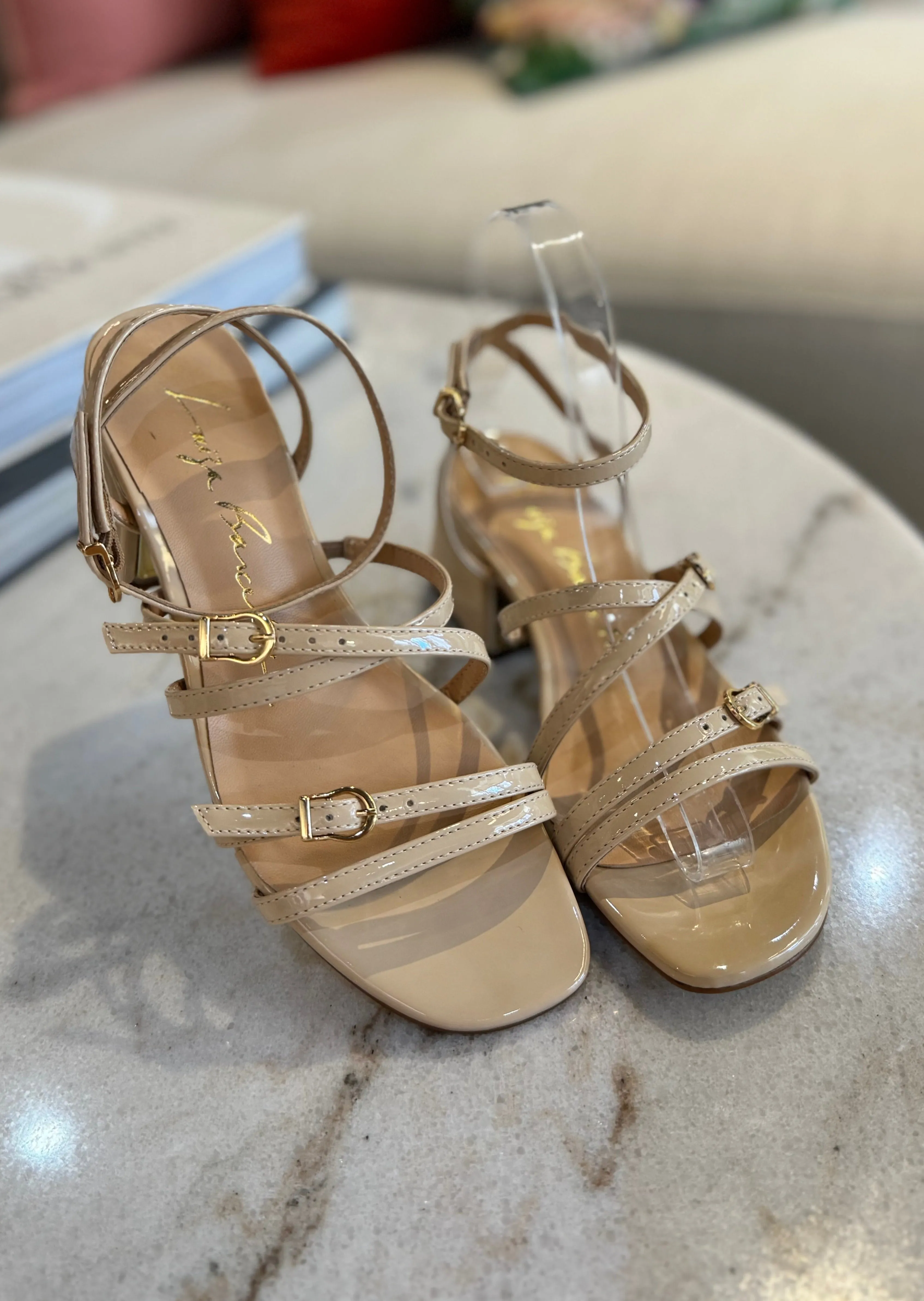 Block Heel Sandals LB