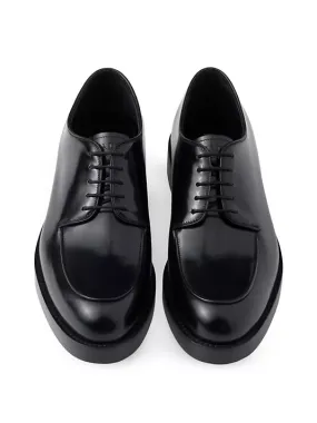 Brushed Leather Derby Shoes