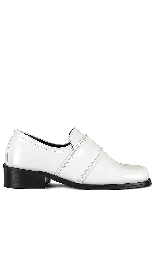 BY FAR Cyril Loafer in White