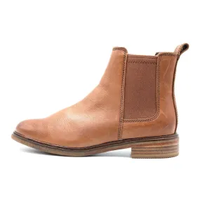 Clarks Ankle Boots Leather Brown Colour For Women