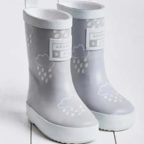 Color Changing Rain Boots - Gray