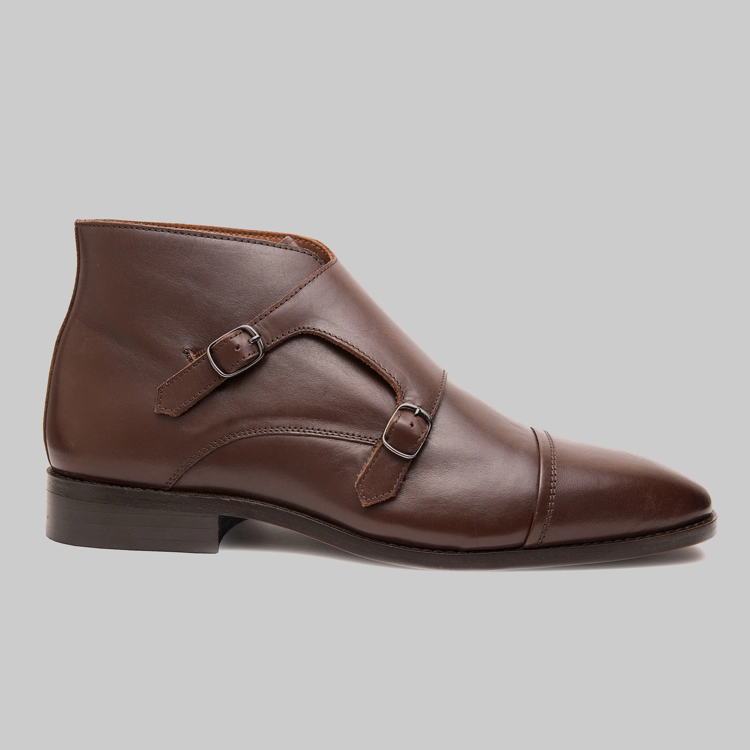 Corentin Cap Toe Monk Strap Dress Boots