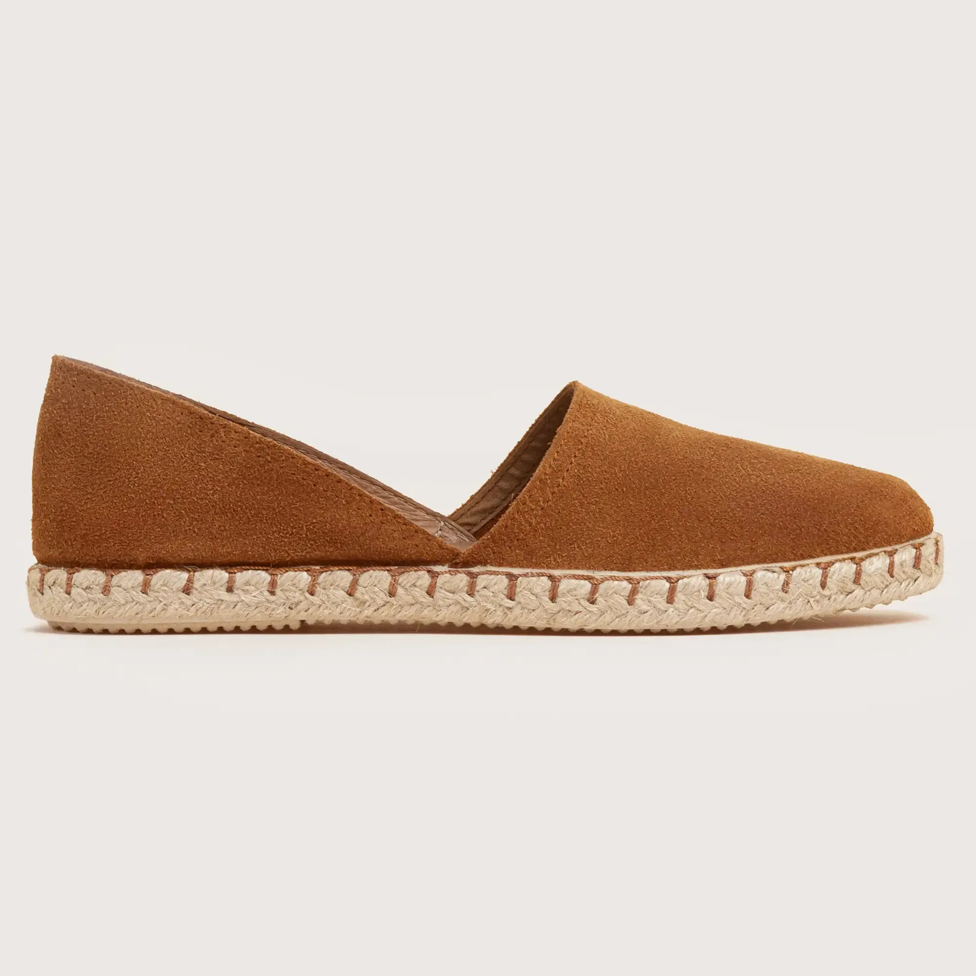 Cresent Suede Espadrille - Tan