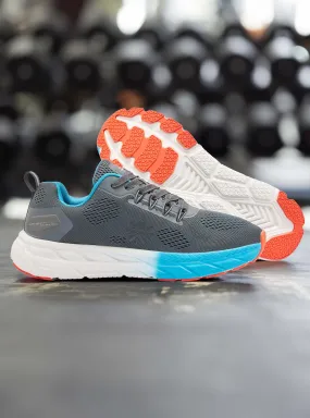 EZ  Ryde Men Running Shoes - Carbon Grey/Blue