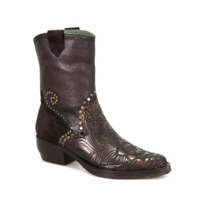 Felmini D268 Dark Brown Ankle Boots