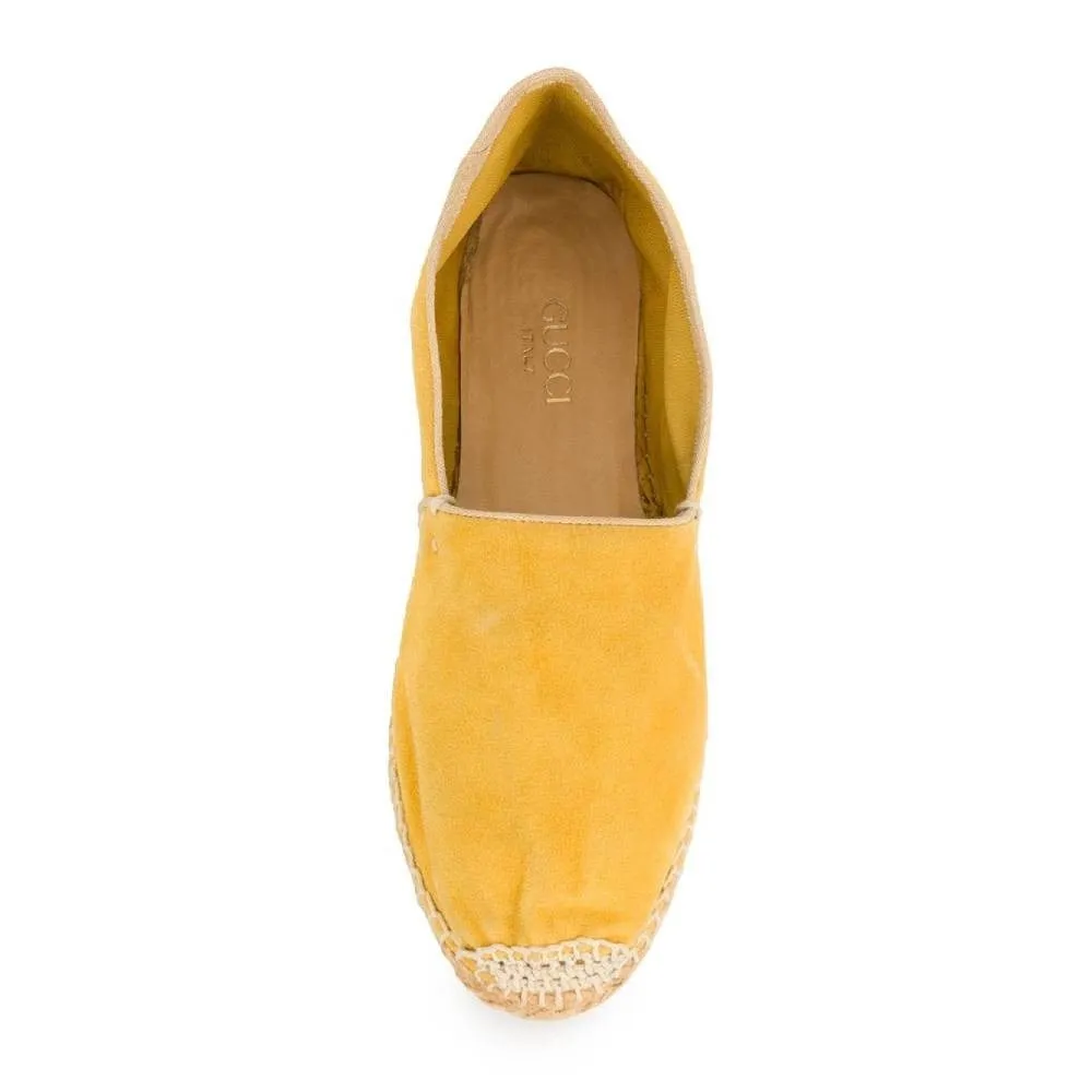 Gucci Yellow Suede Espadrilles - '90s