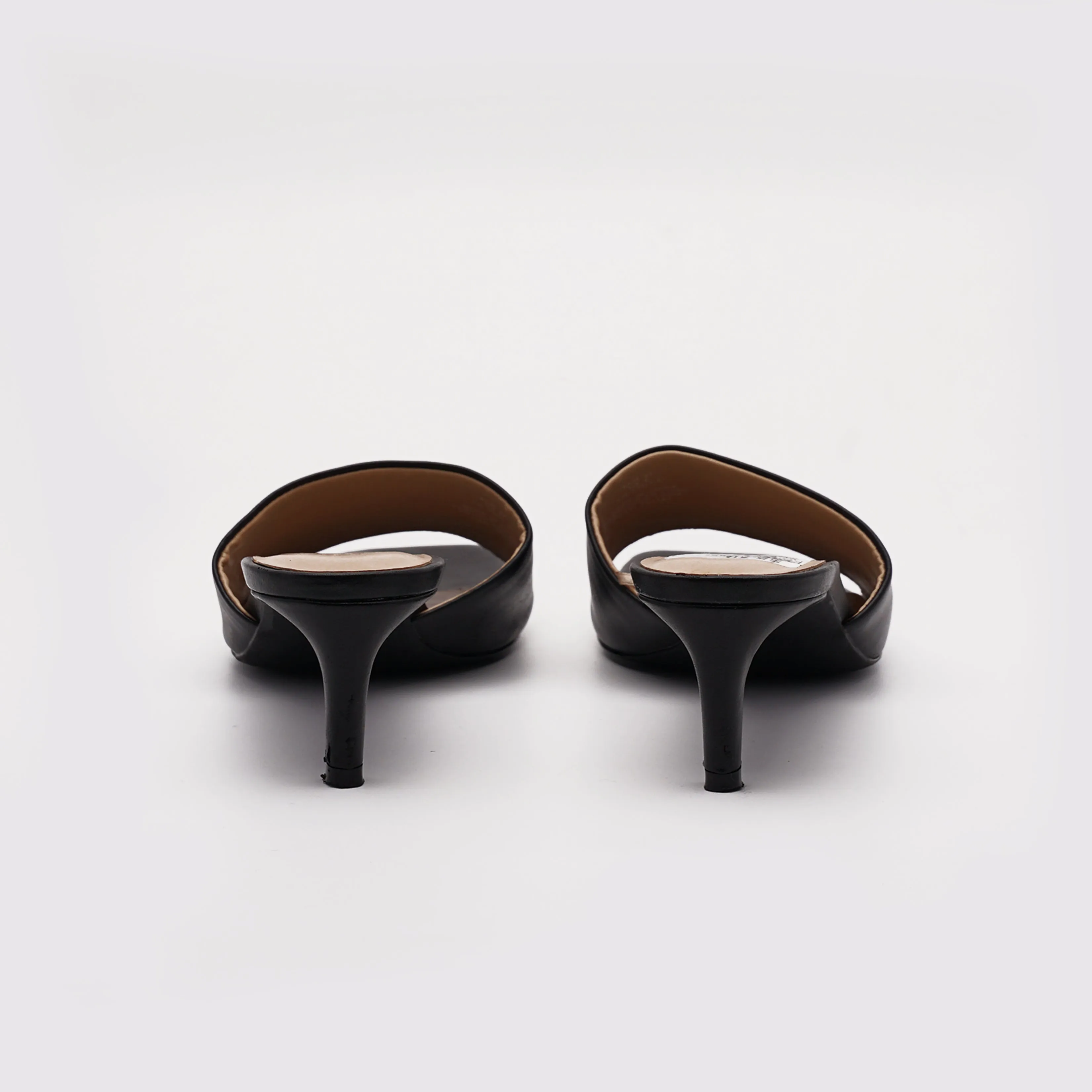 H&M Black Heel Mules