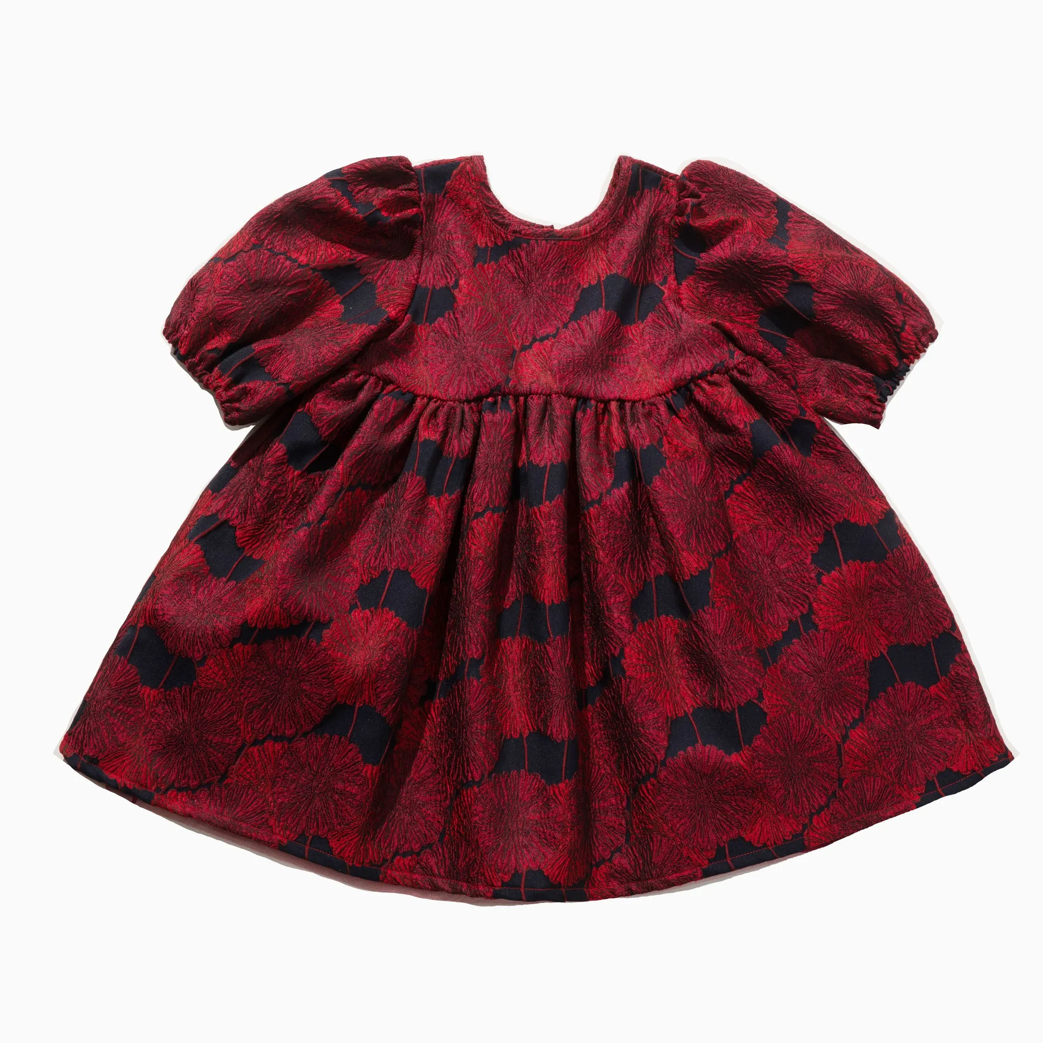 Jacard Balloon Dress