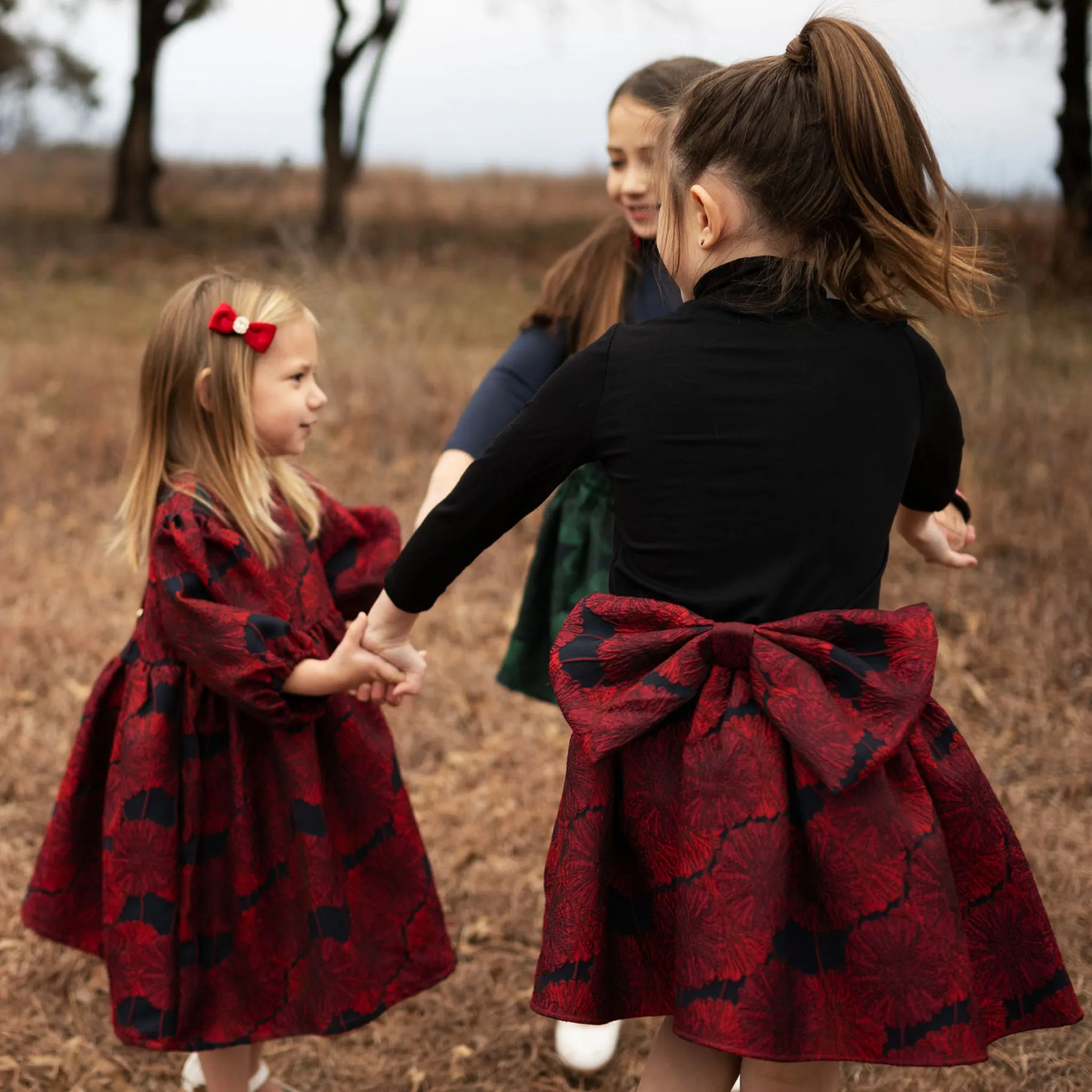 Jacard Balloon Dress