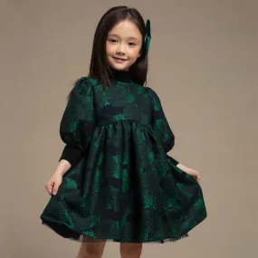 Jacard Balloon Dress