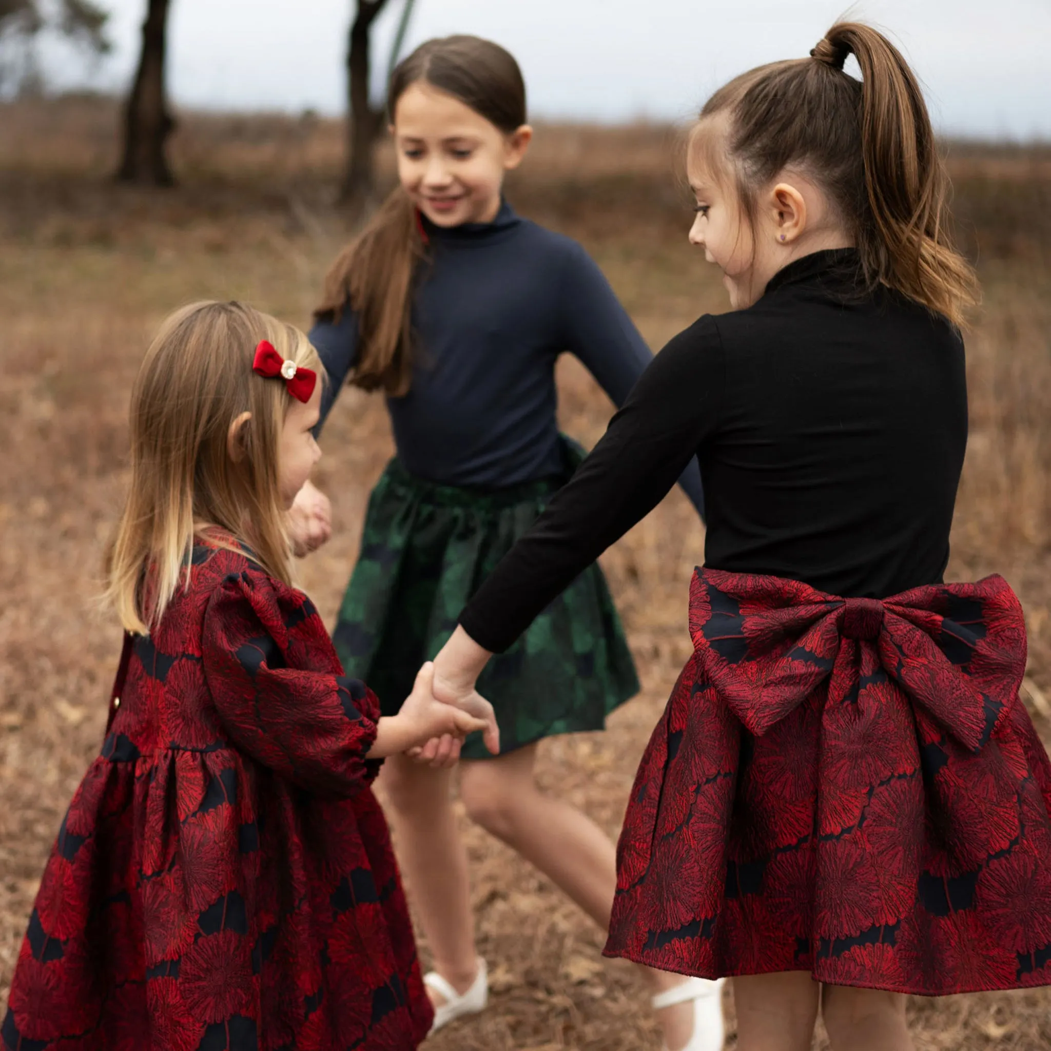 Jacard Balloon Dress