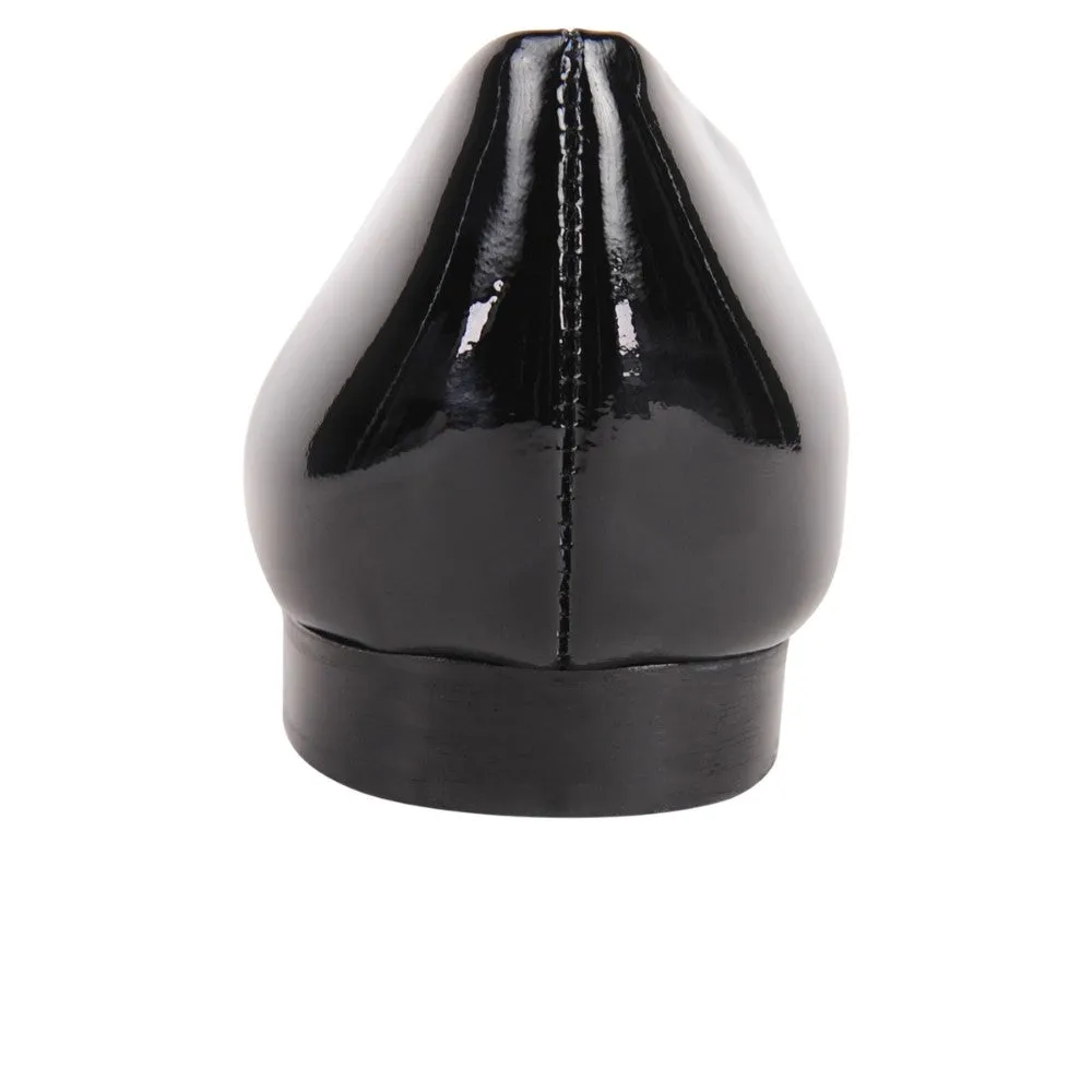 Jon Josef Monaco Navy Degrade Patent Leather Flat