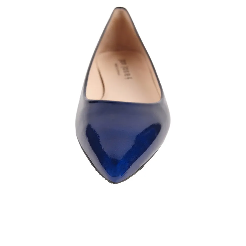 Jon Josef Monaco Navy Degrade Patent Leather Flat