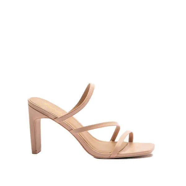 KAYLEE-02 Strappy Mules Heels
