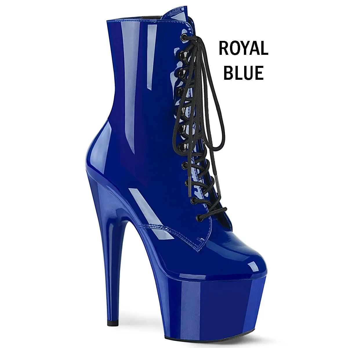 Lace-Up Platform Ankle Boots with 7-inch Heels 14-Colors ADORE-1020