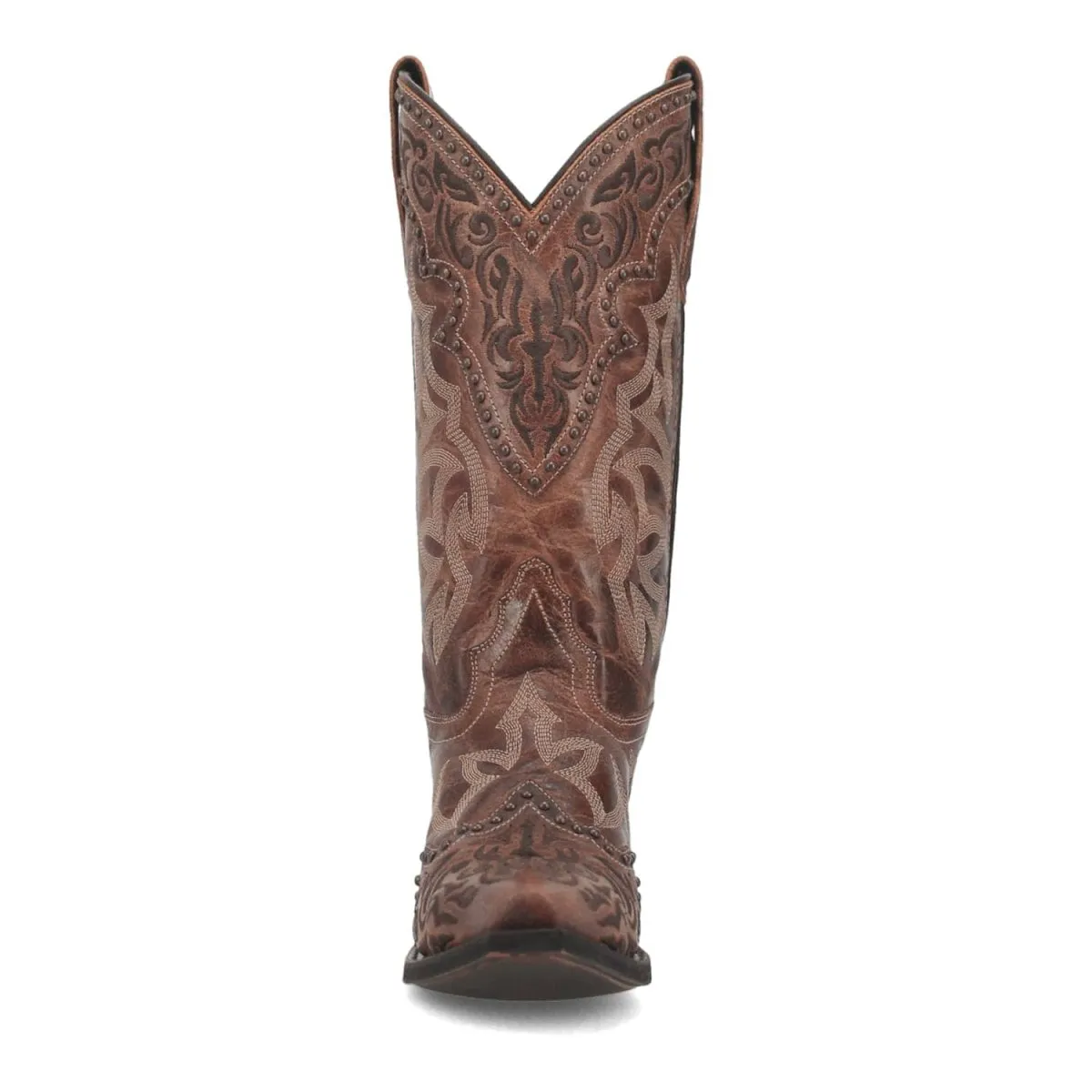 Laredo Women's Braylynn Snip Toe Leather Boots - Brown 52410