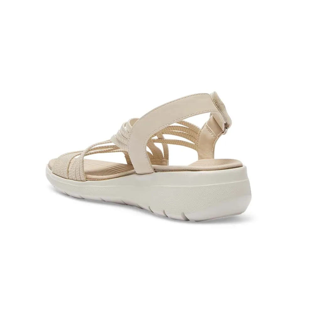 Luna Sandal in Beige Multi