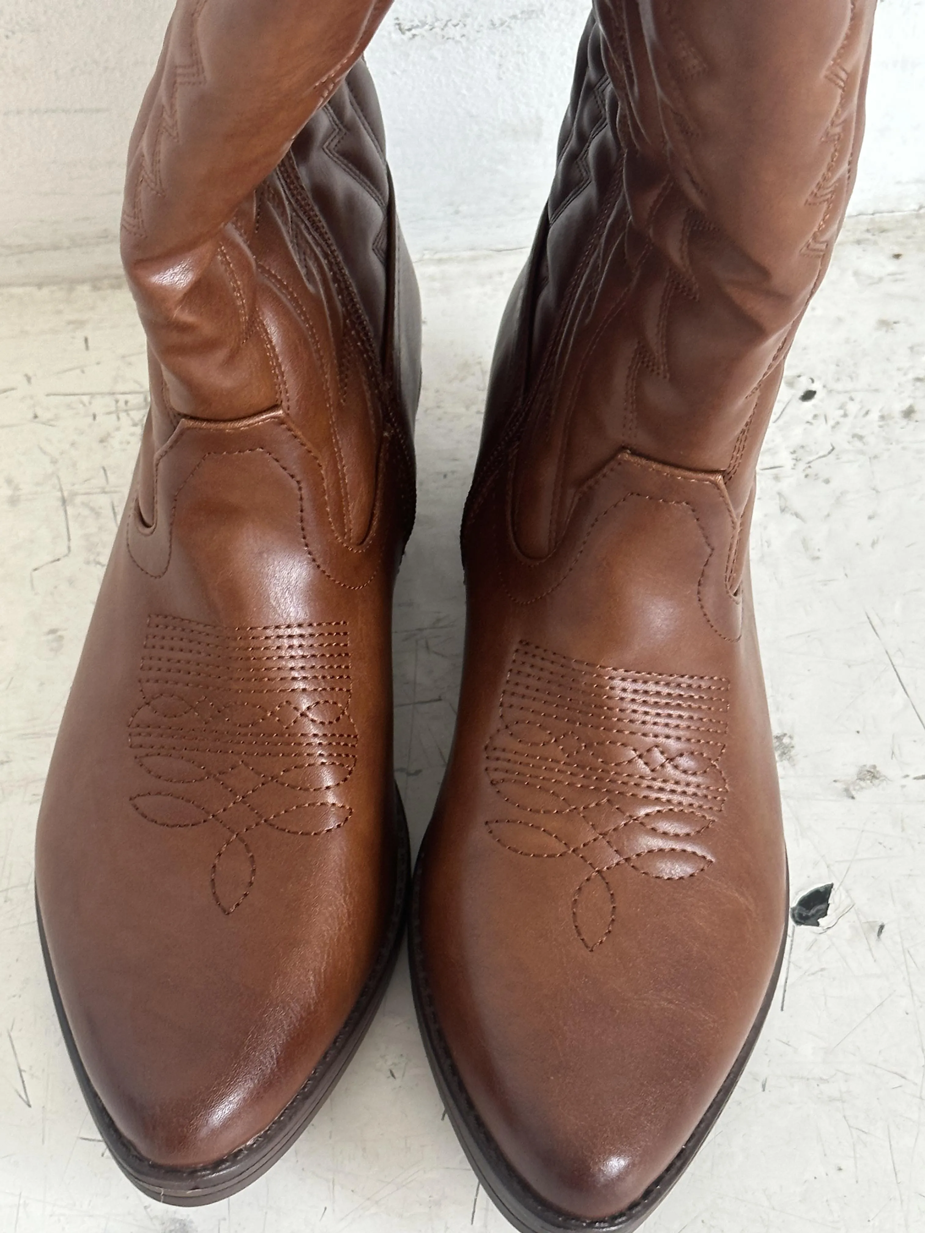 Nicosia cowboy boots - Brown