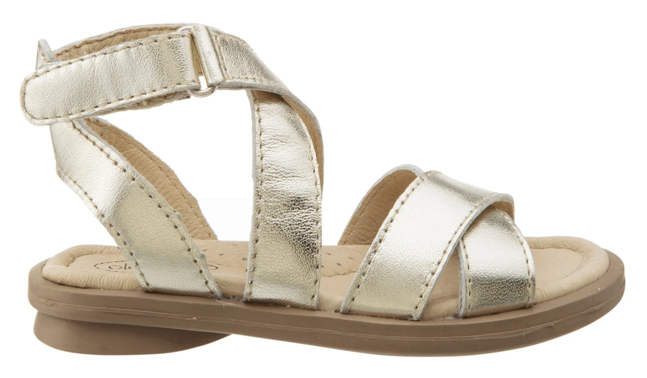 Old Soles Girl's Urban Leather Sandals, Gold