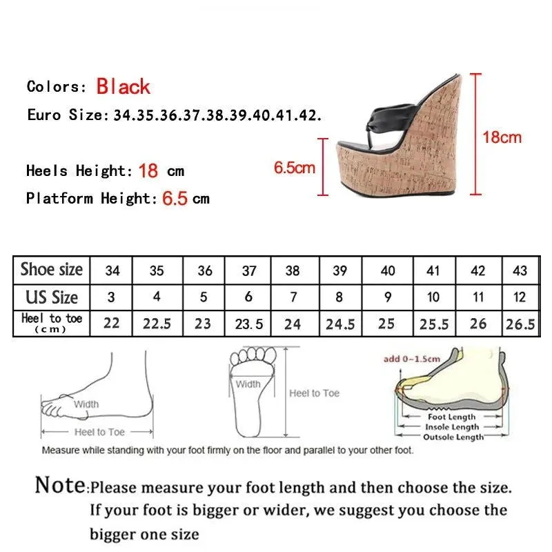 Peep Pinch Toe Super High Heel Wedge Sandals