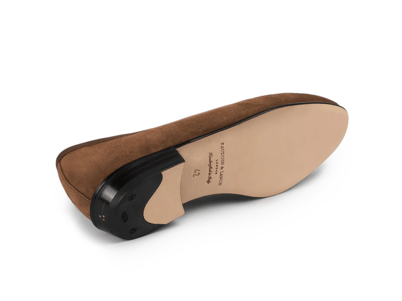 Sagan Classic Loafers in Moyen Brown Asteria Suede with Leather Sole