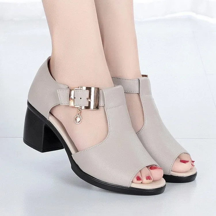 Sylis | Orthopedic Strappy Heel Sandals