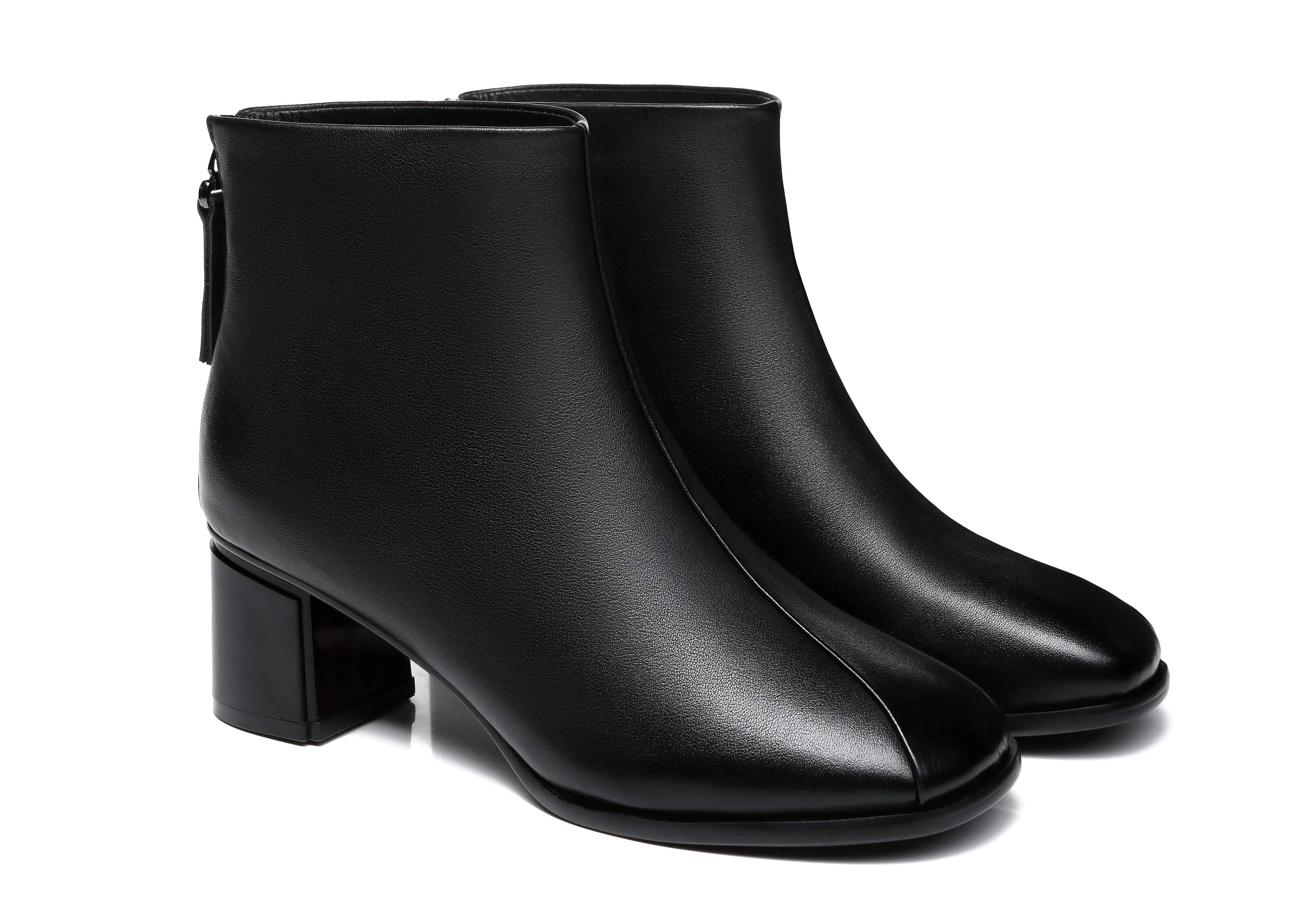 TARRAMARRA® Romina Women Black Leather Ankle Boots