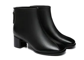 TARRAMARRA® Romina Women Black Leather Ankle Boots