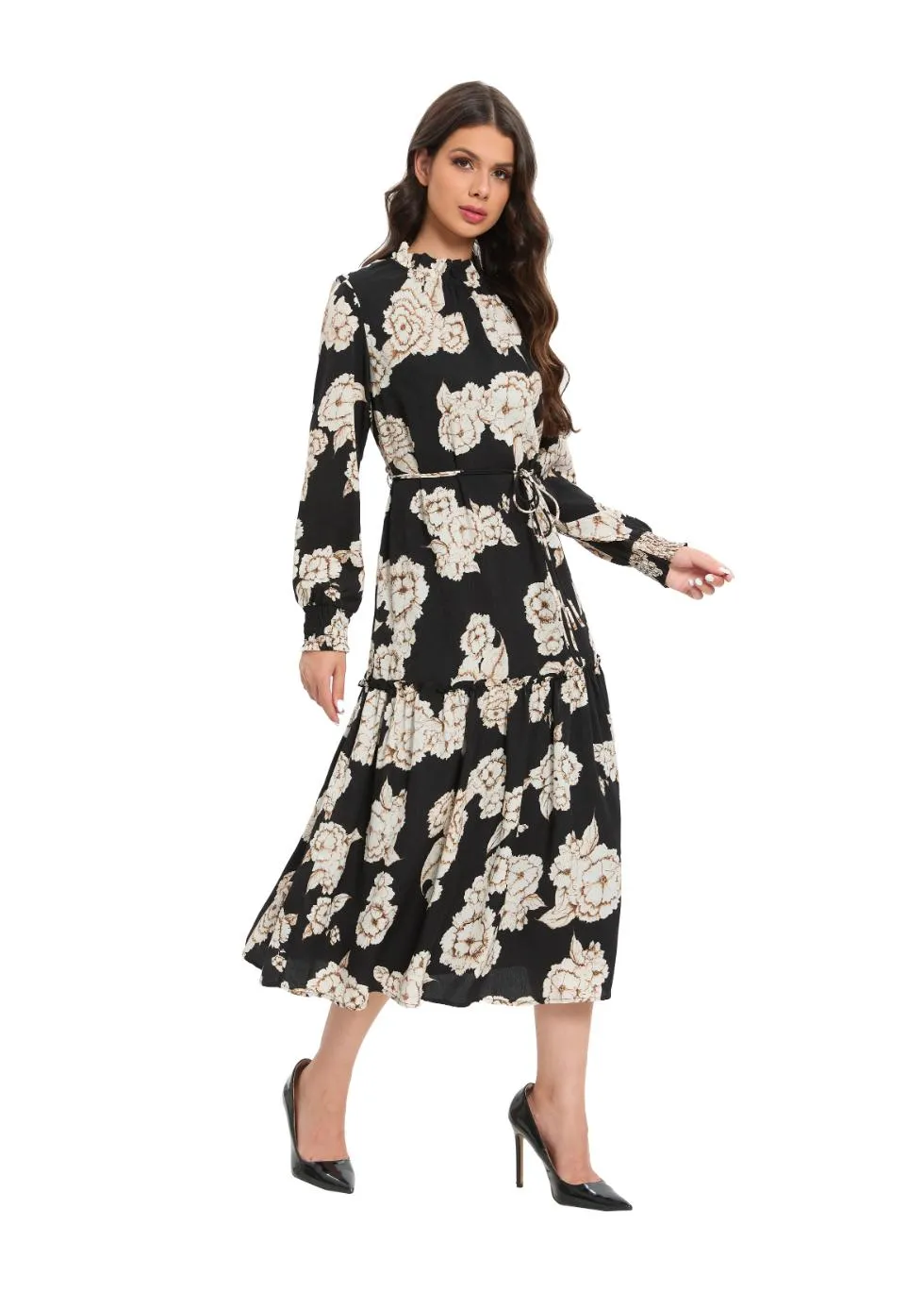 Timeless Bloom Midi Dress