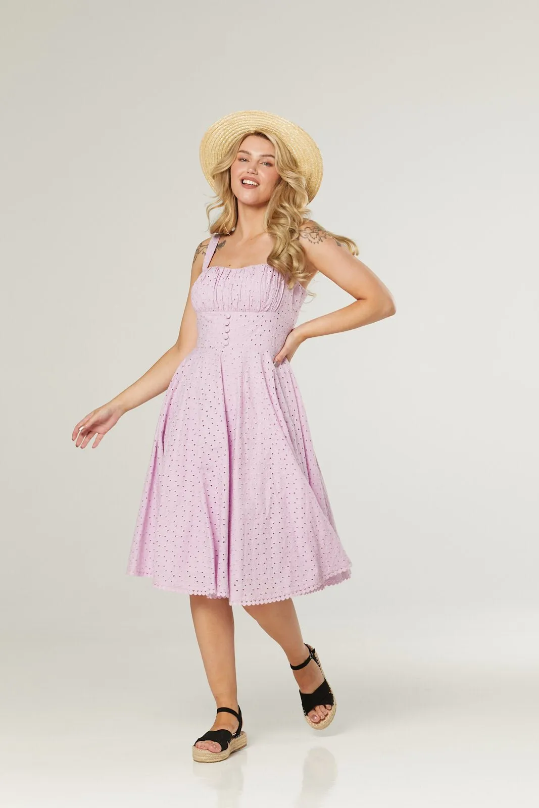 Timeless London Valerie Dress - Lilac