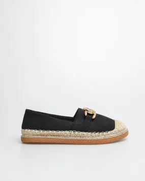 Tomaz YX147 Ladies Espadrille Buckle Flats