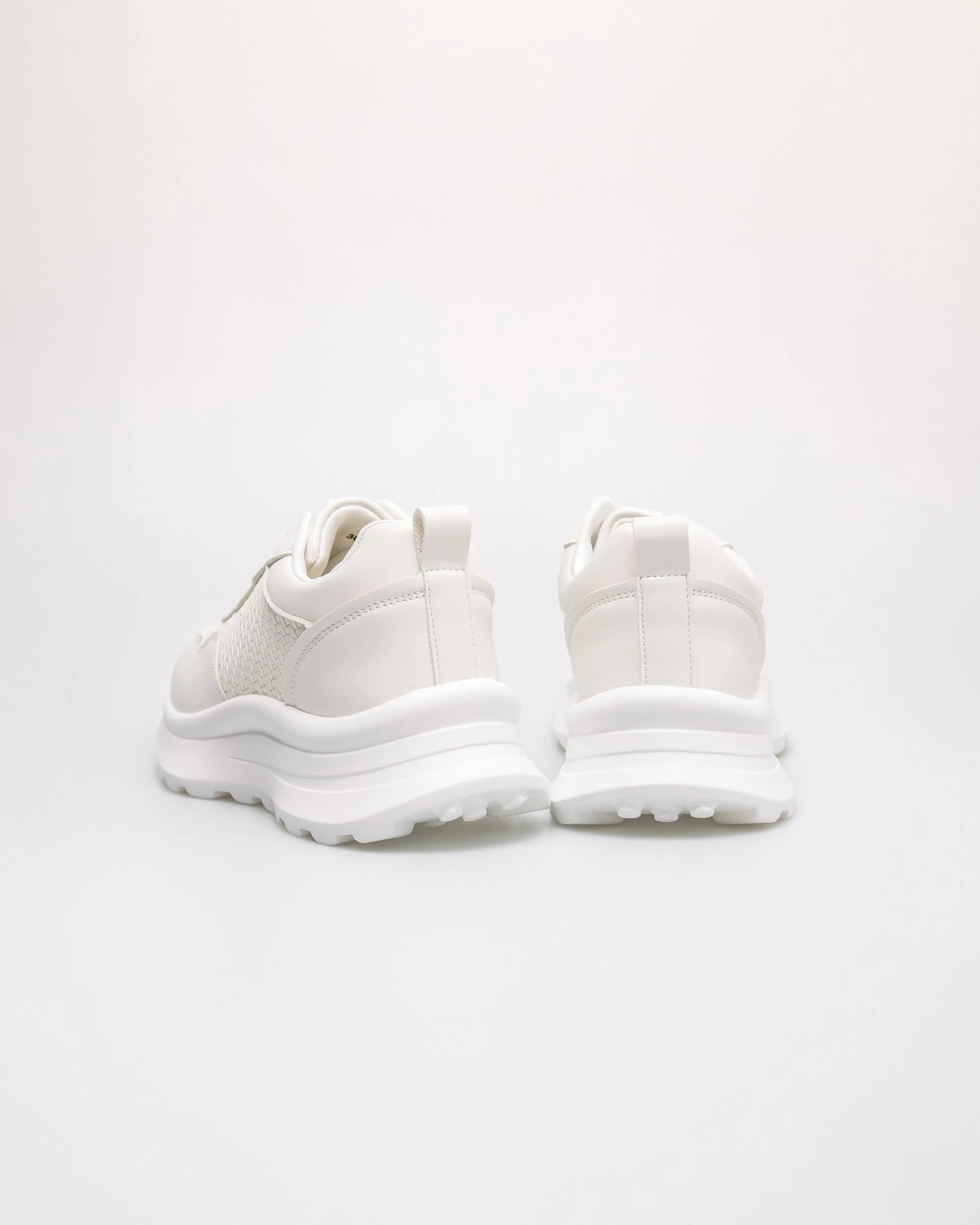 Tomaz YX208 Ladies Woven Lace up Sneakers