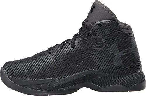 Under Armour Grade School Curry 2.5 Basketball Shoe (7Y, Black/Charcoal/Graphite)