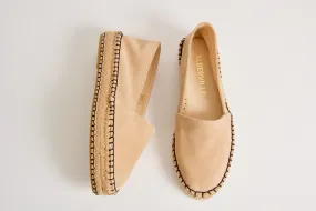 Valentina Beige Suede Espadrilles