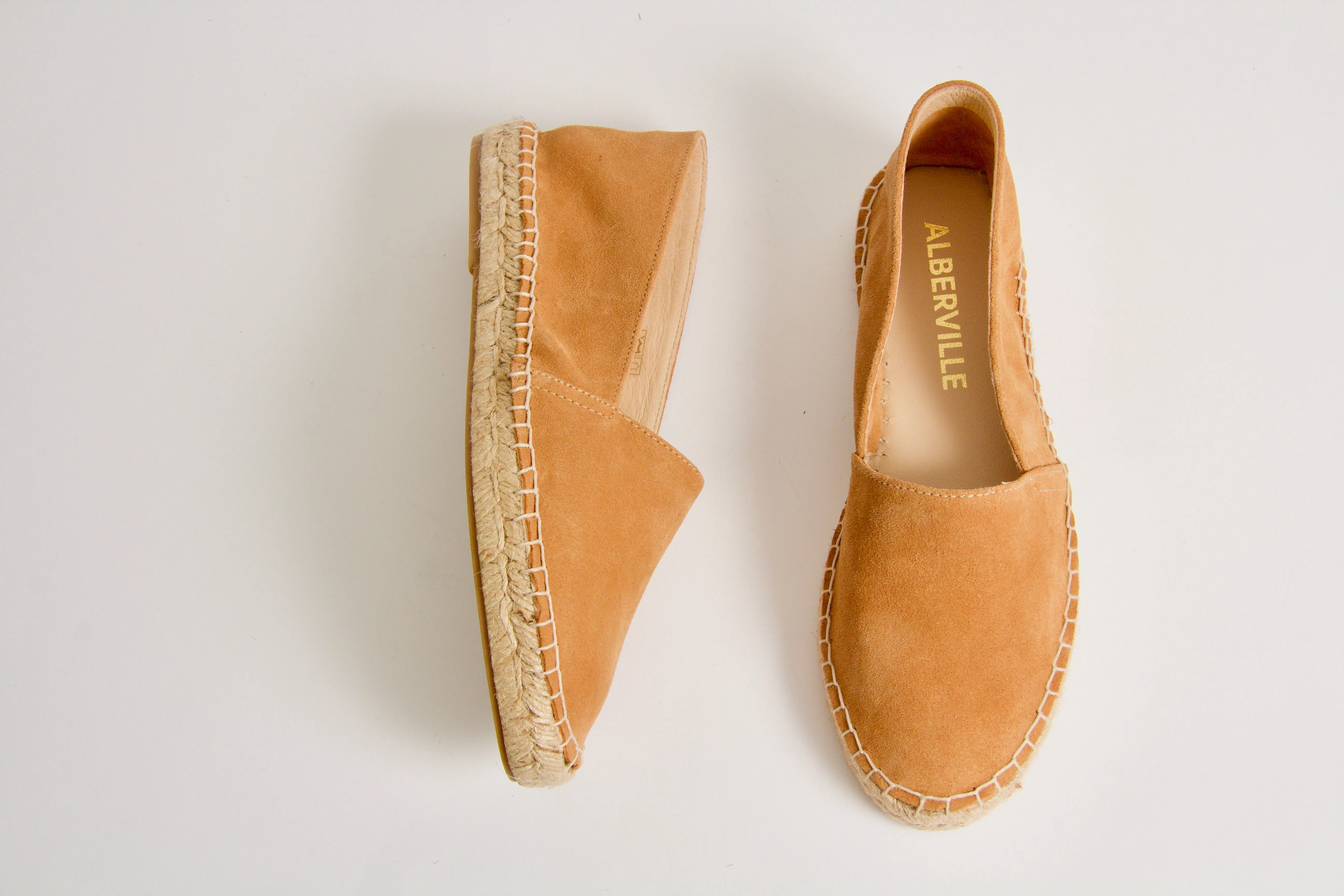 Vera Camel Suede Espadrilles