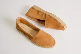 Vera Camel Suede Espadrilles