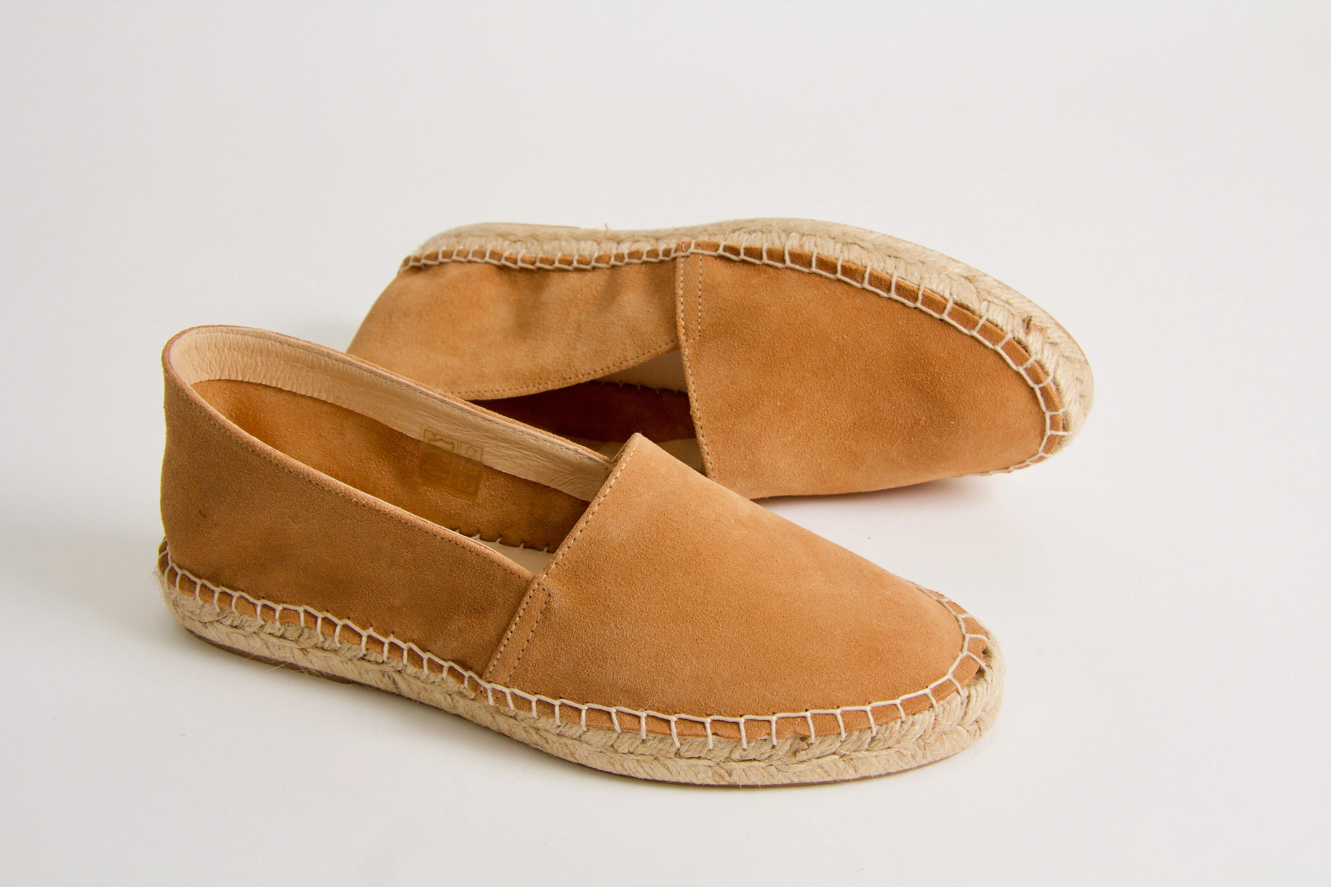 Vera Camel Suede Espadrilles
