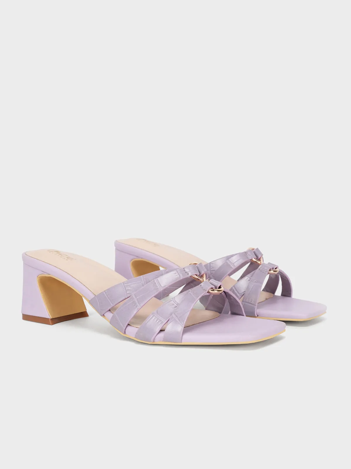 Women "ALEZAE" Block Heel Sandals
